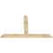 Ekena Millwork Portland Rough Sawn Timber Gable Bracket, Douglas Fir, 72"W x 45"H x 2"D x 6"F, 15/12 Pitch GBW072X45X0206POR00RDF - alternate 4
